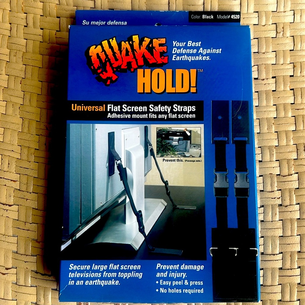 SAFETY STRAPS FOR TV SAFETY - UNIVERSAL BRAND NEW Universal flat screen